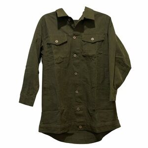 Olive Green Jean Jacket